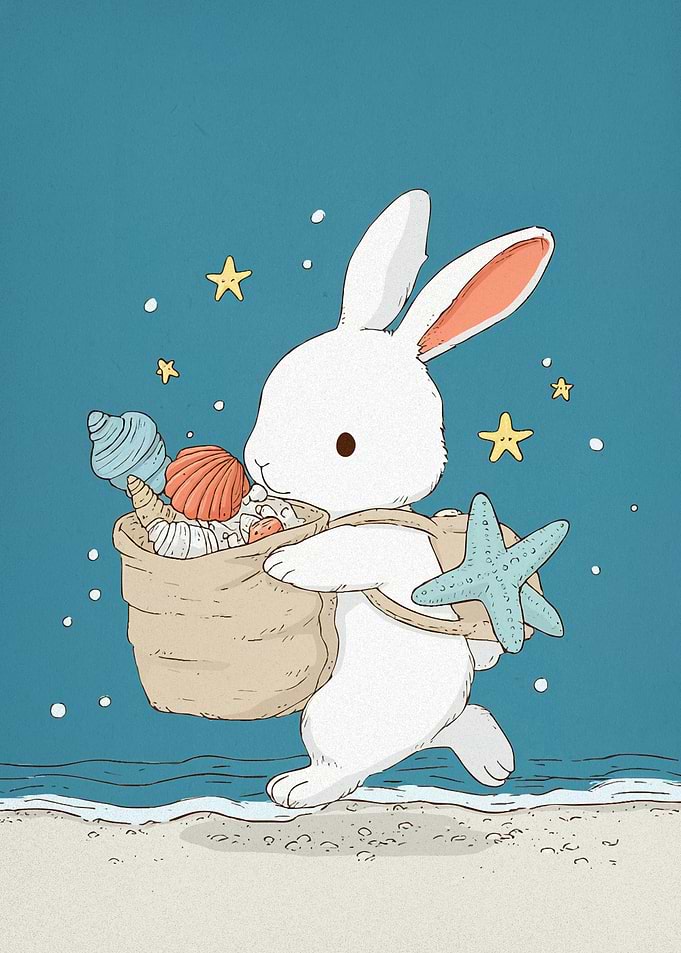 Bunny SeashellsBeach