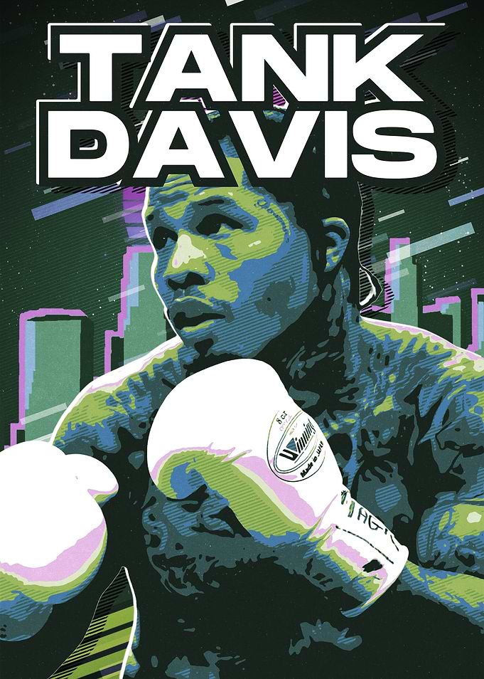 Tank Davis Boxing Art