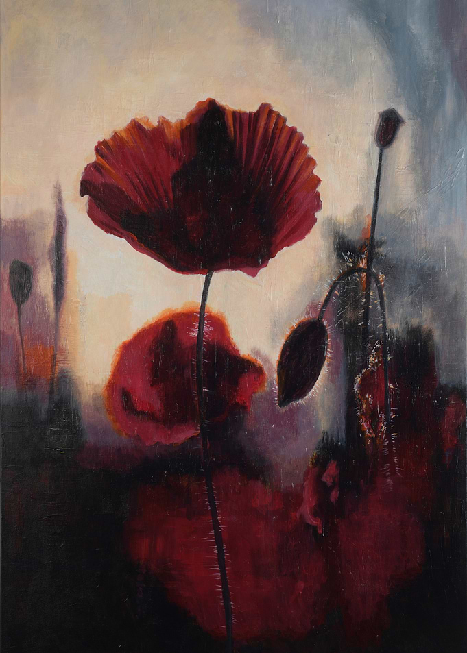 Red Poppies Painting