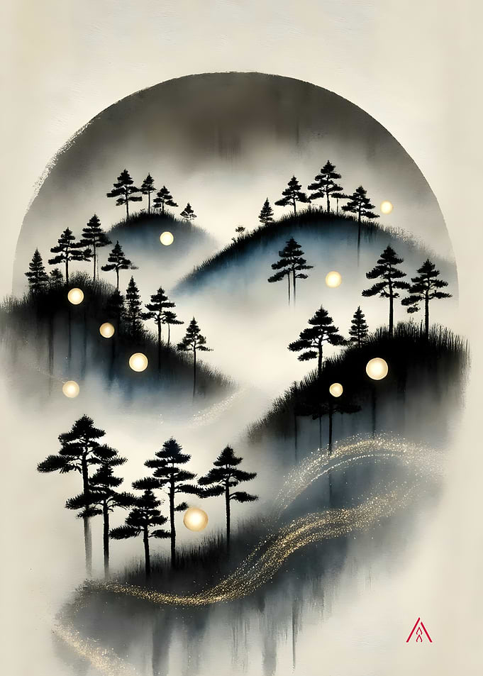 Spirit Grove in Mist Light