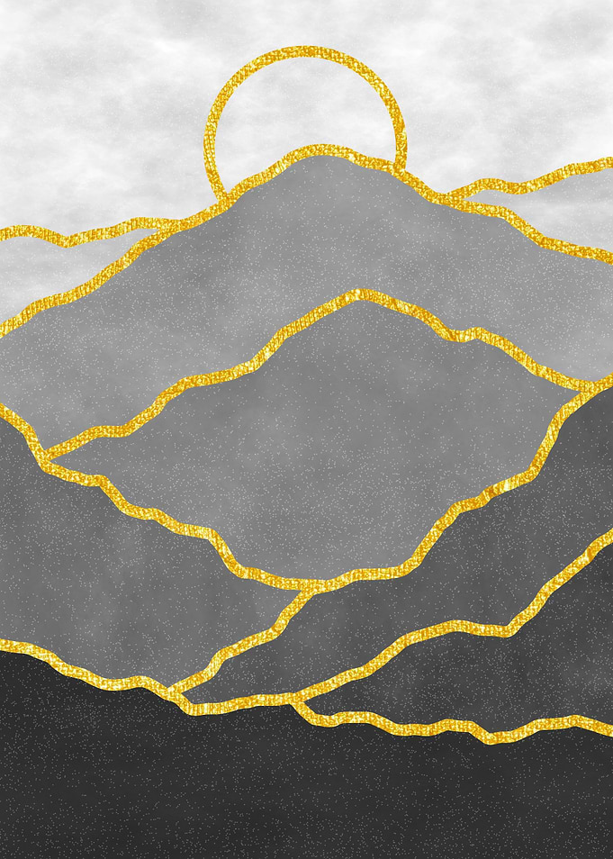 Golden Mountainscape