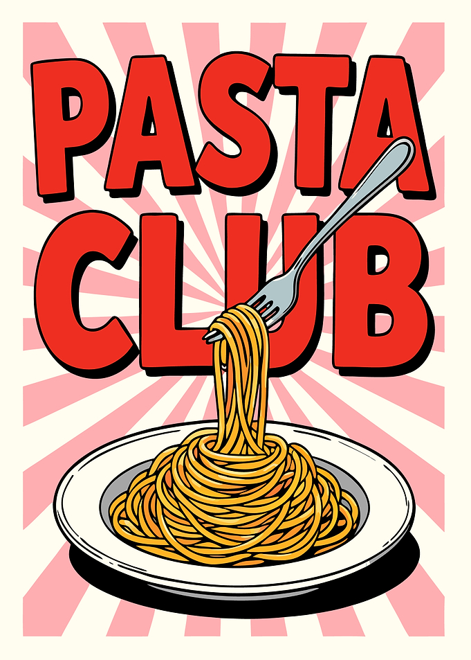 Pasta Club Illustration