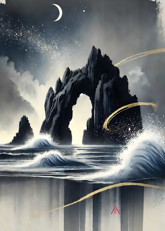 Ocean Guardian at Dawn’s Embrace