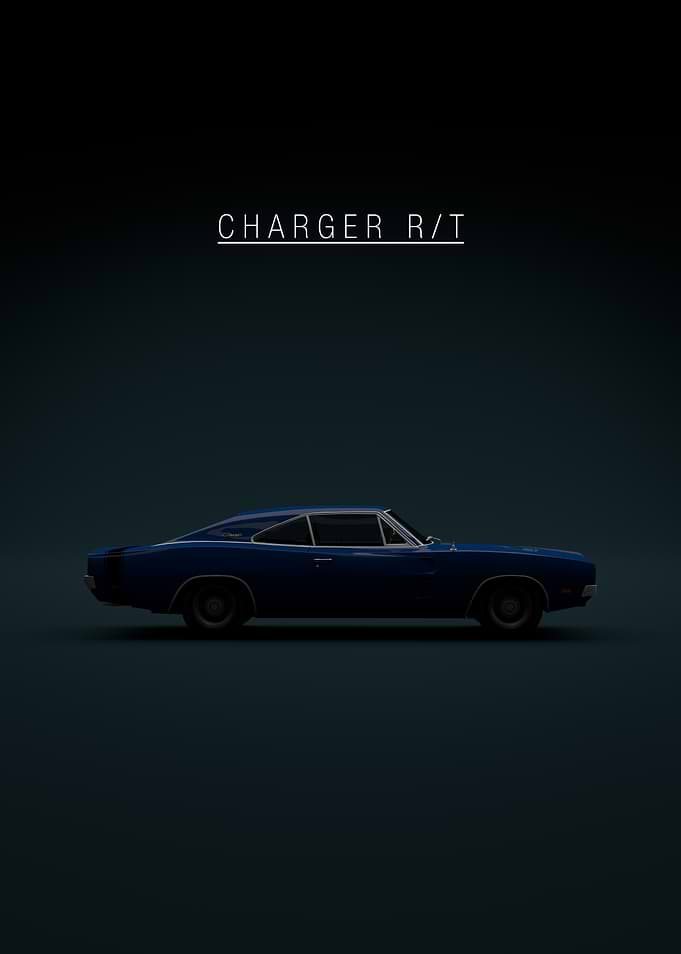 Dodge Charger RT 1969 - Blue