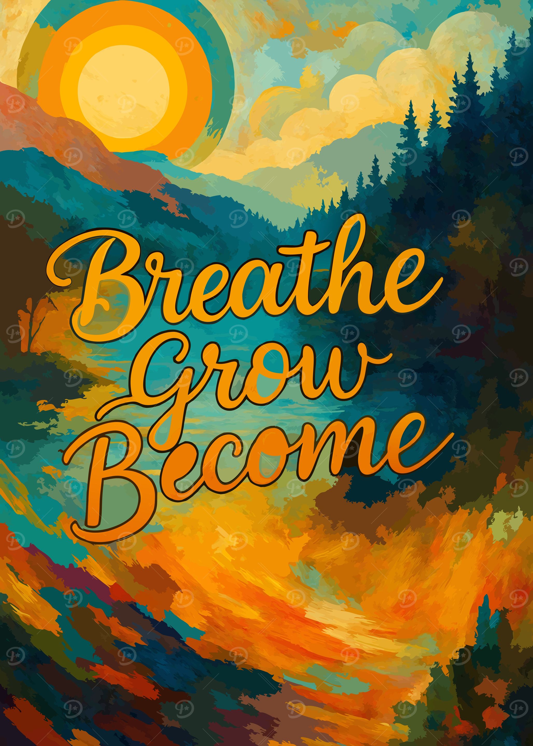 Breathe Grow Become Landscape Art