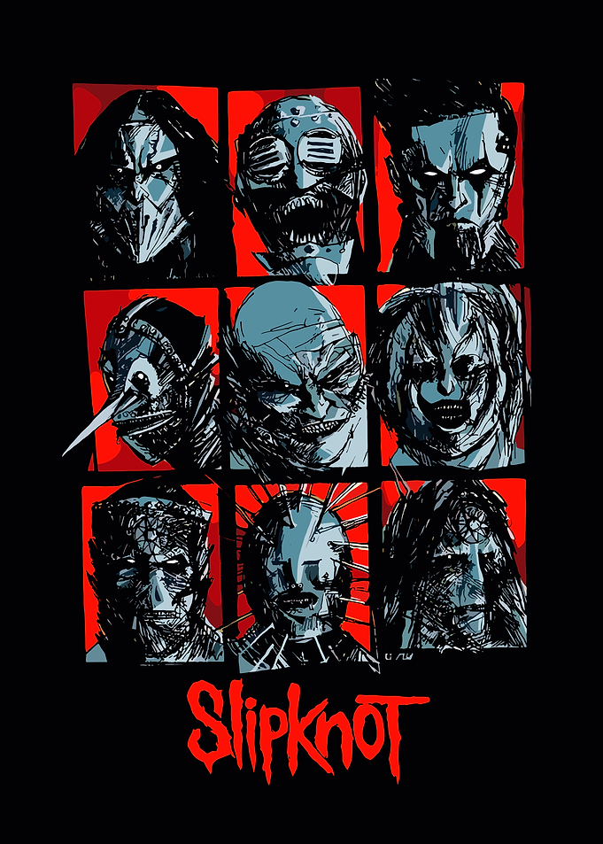 Slipknot Band Member Poster