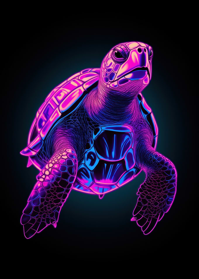 Neon Turtle