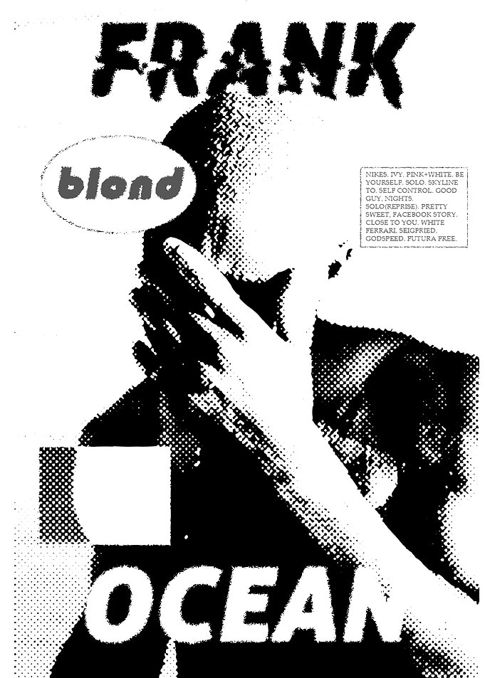 Frank Ocean Blond Album Cover Art