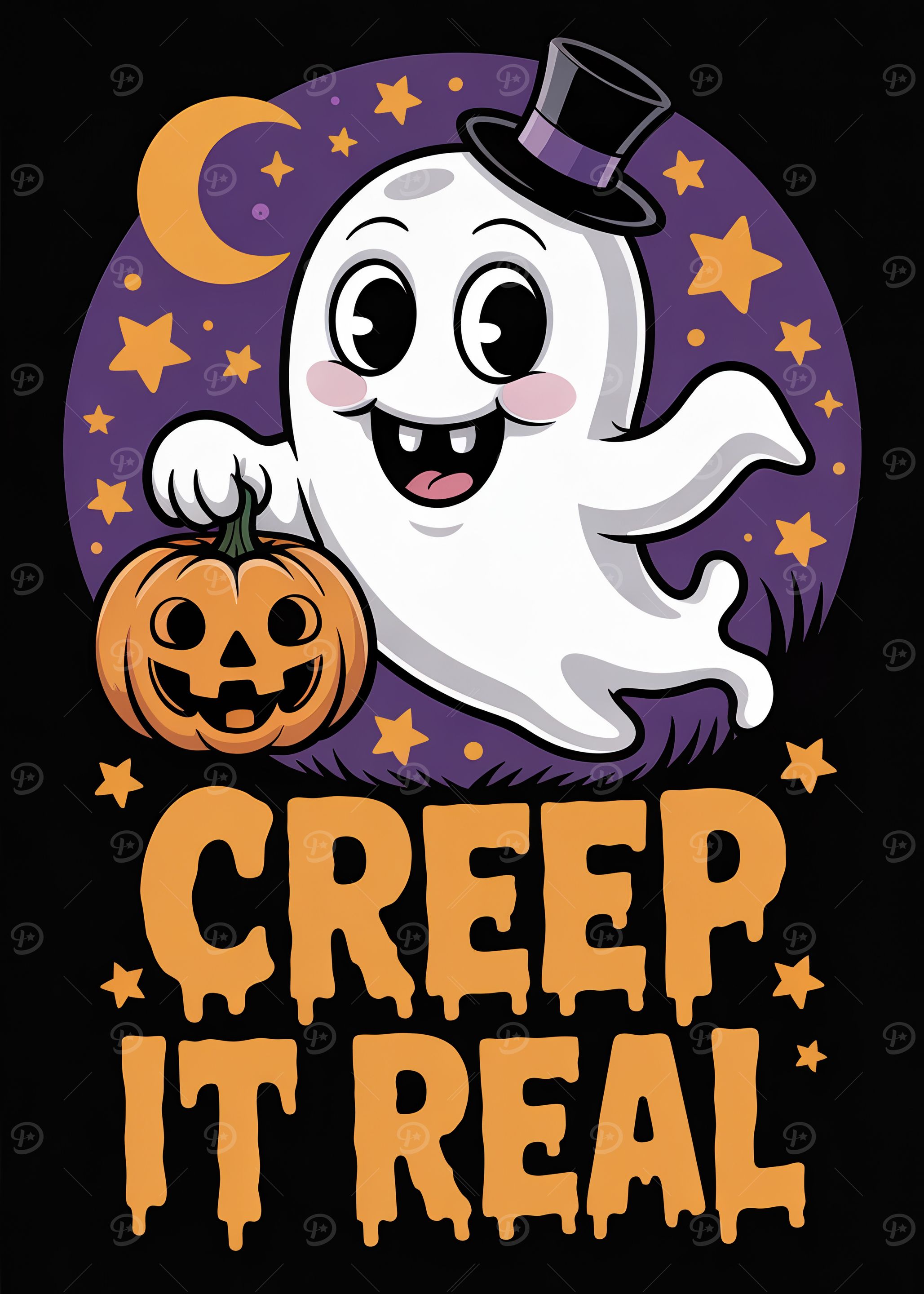 Creep It Real Halloween Ghost