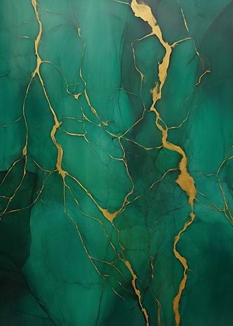Emerald Green Gold Texture