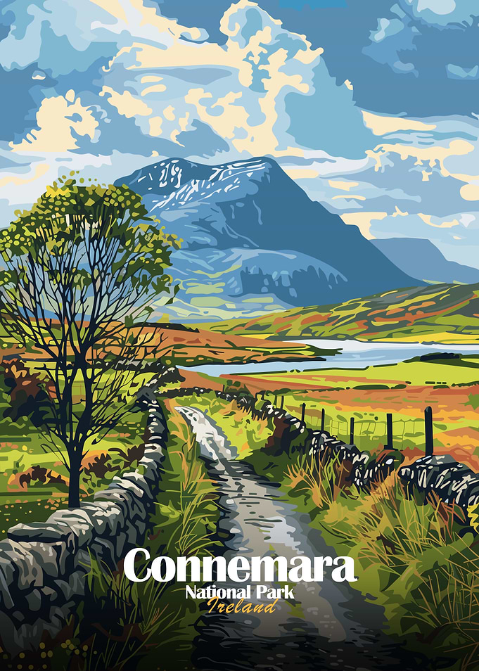 Connemara National Park, Ireland Landscape