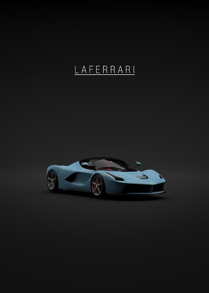 Ferrari LaFerrari Blue Front