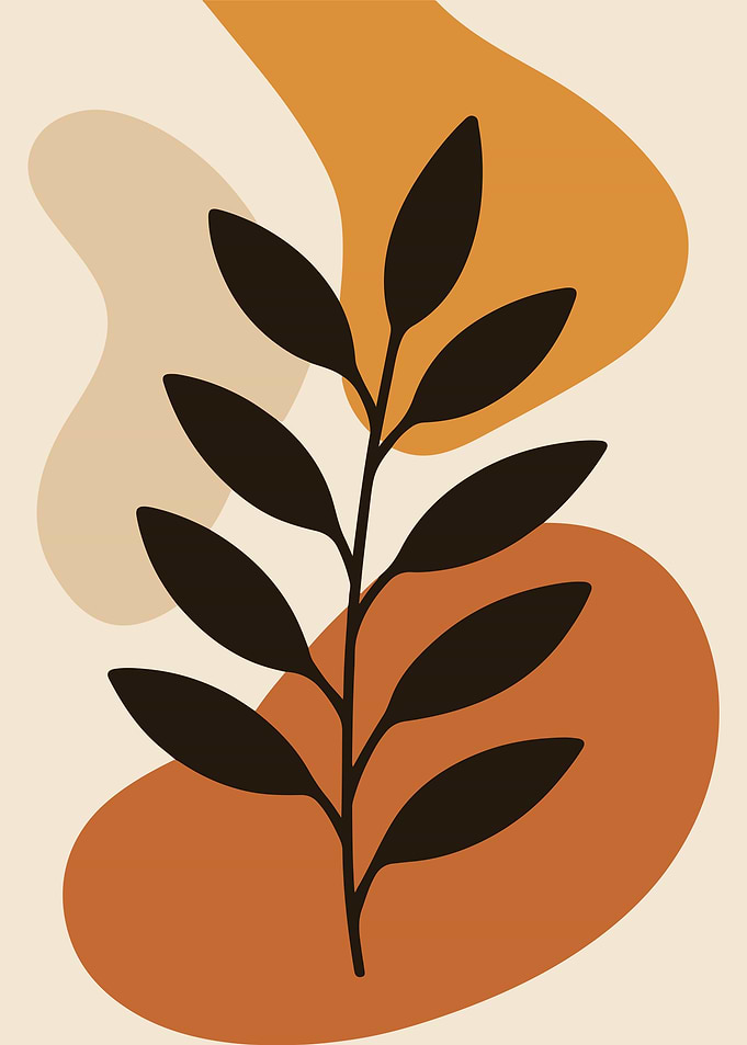 Abstract Plant Art