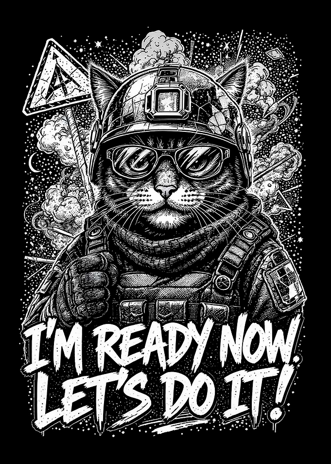 Ready Cat Soldier