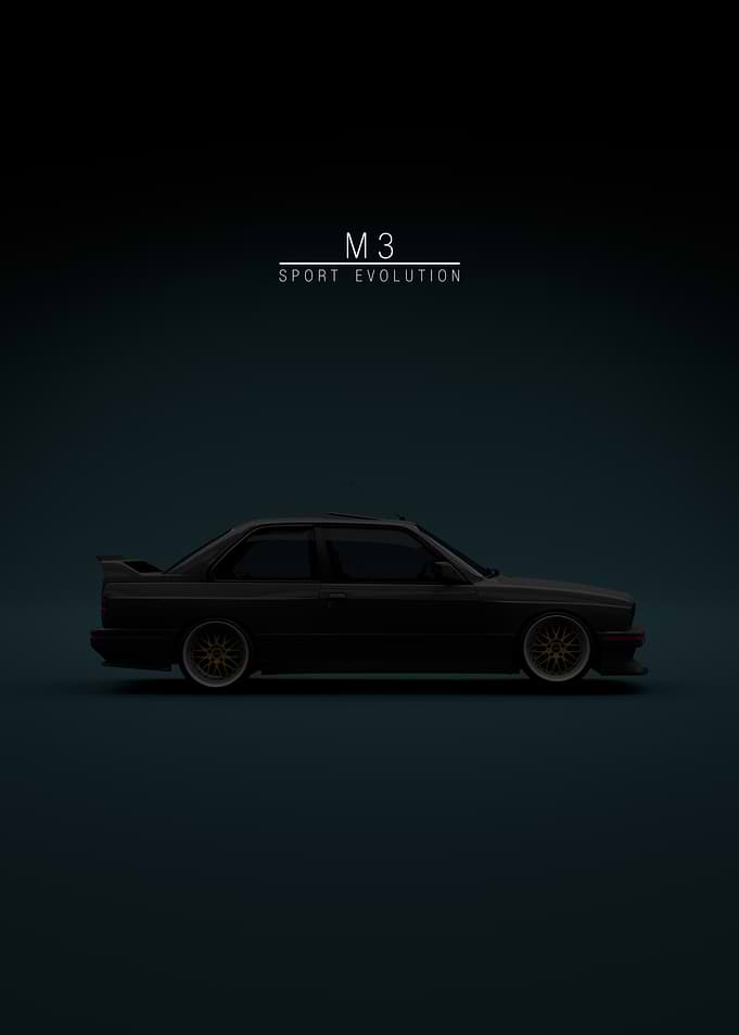 BMW M3 E30 Evo 3 Black