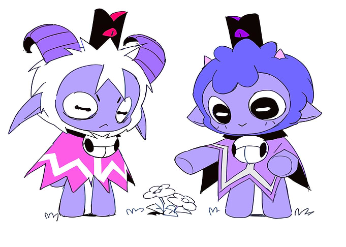 Two Lambs with Flowers