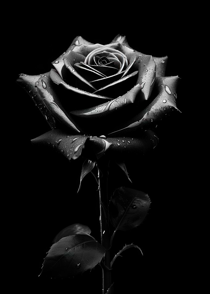 Monochrome Rose