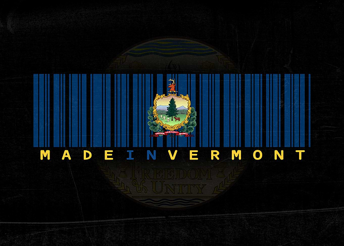 Made in Vermont Barcode Design