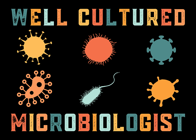 Well Cultured Microbiologist Retro Design