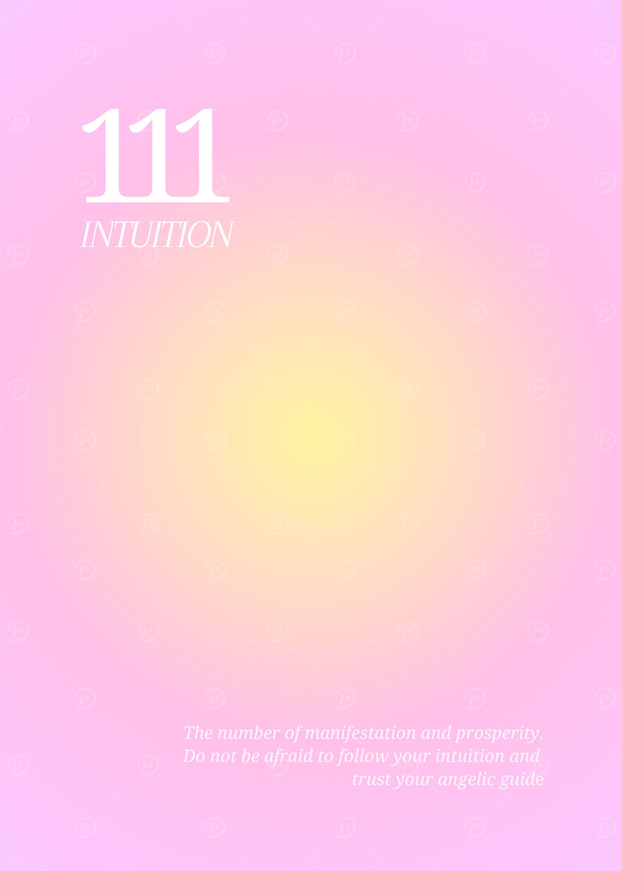 111 Intuition Manifestation