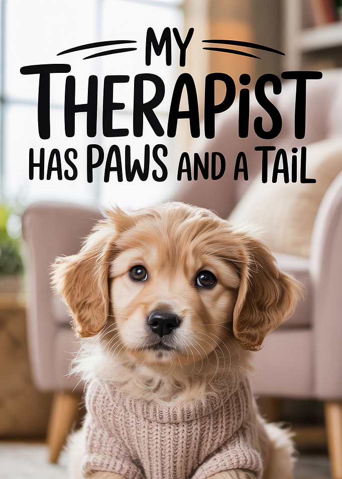 Dog Therapist Paws and Tail