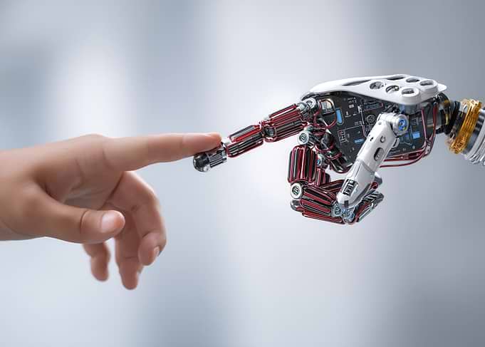 Human and Robot Finger Touch