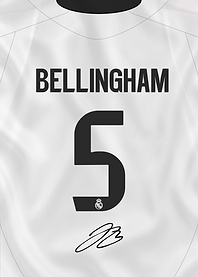 Bellingham Madrid Jersey Number 5