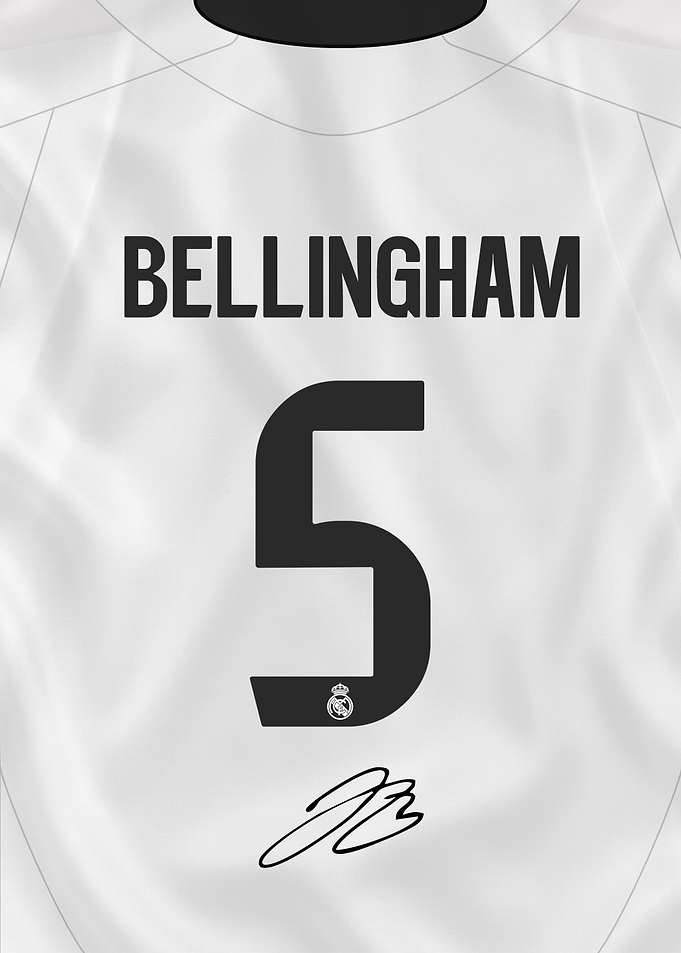 Bellingham Madrid Jersey Number 5