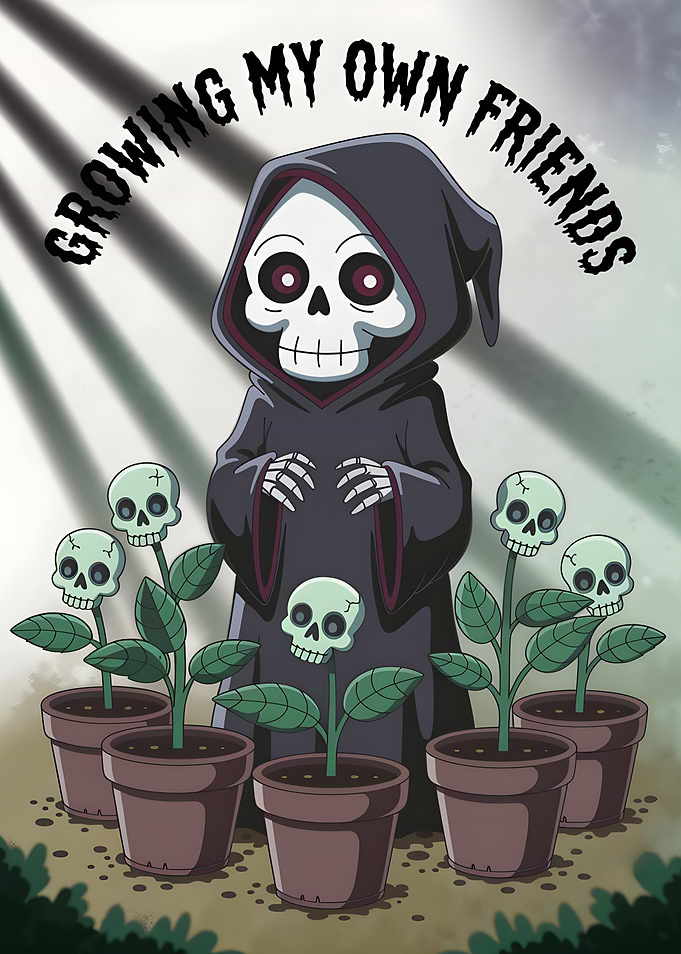 Growing My Own Friends Cartoon