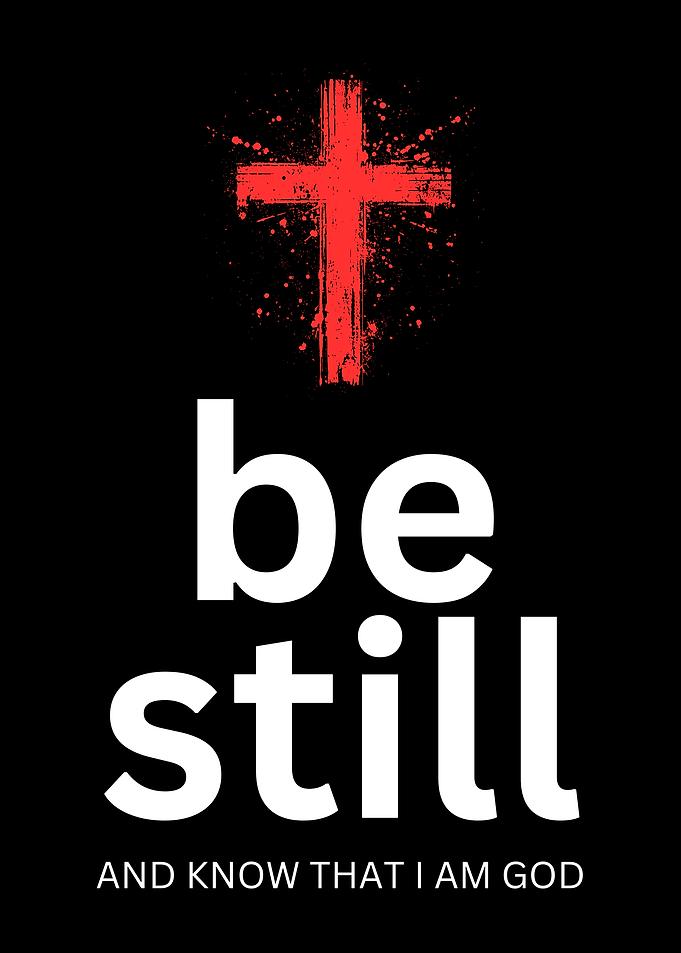Be Still Christian Art