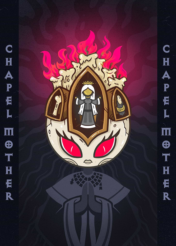Chapel Mother - Candle-Crowned Horror Nun
