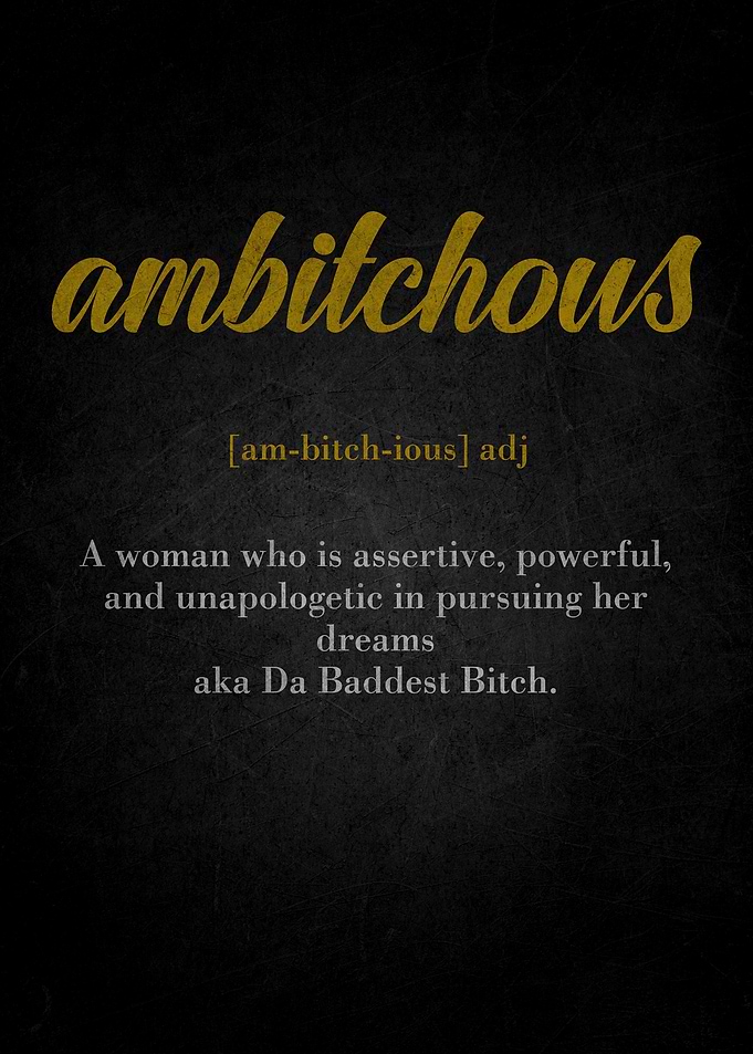 Ambitchous Definition Art Print