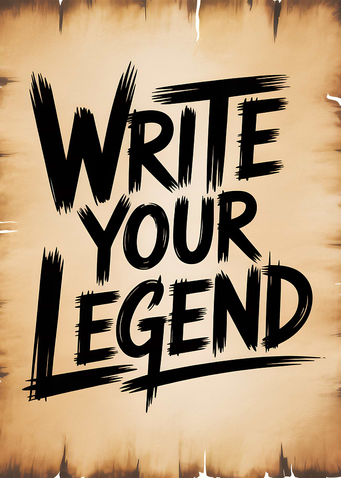 Write Your Legend Parchment