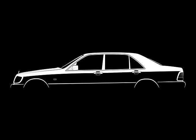 S-Class (W140) Silhouette