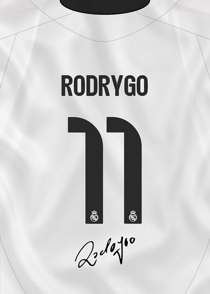 Rodrygo Real Madrid Jersey Number 11
