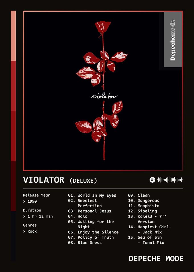 Violator (1990) by Depeche Mode