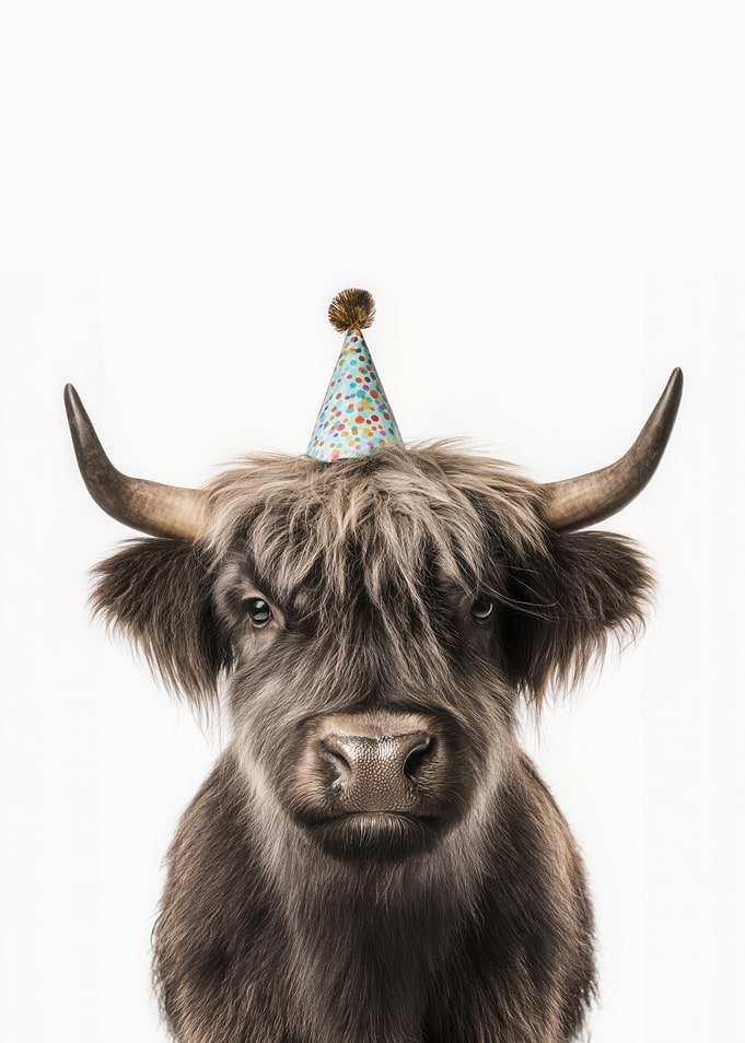 Yak with Party Hat