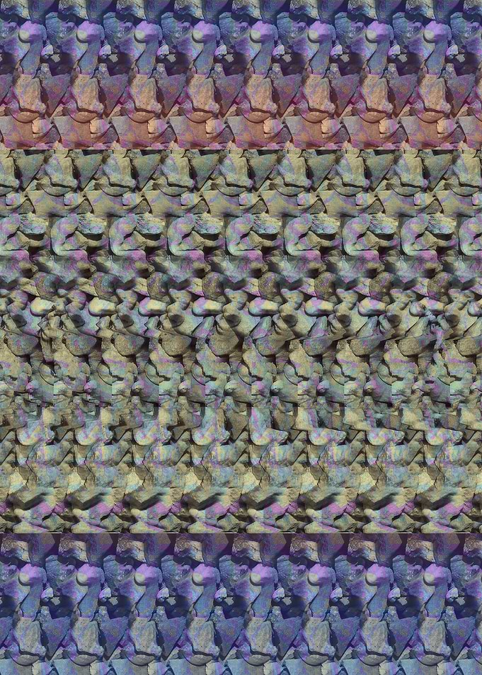 Autostereogram of Rocks 2