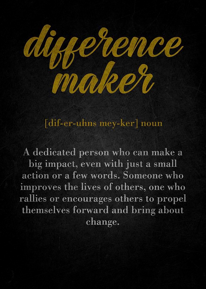Difference Maker Definition Art