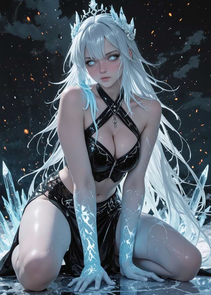 Ice Queen Digital Art