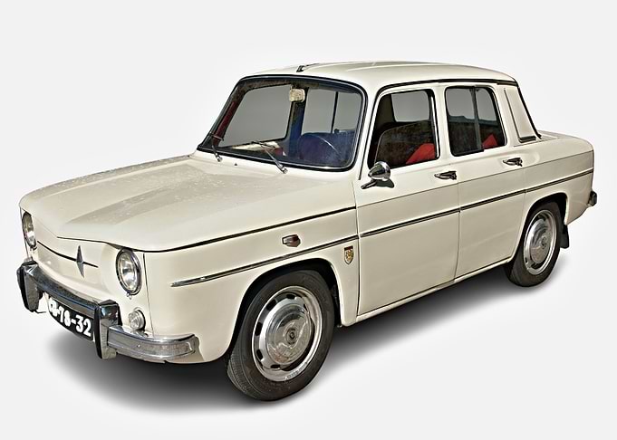 Vintage Renault 8 Car
