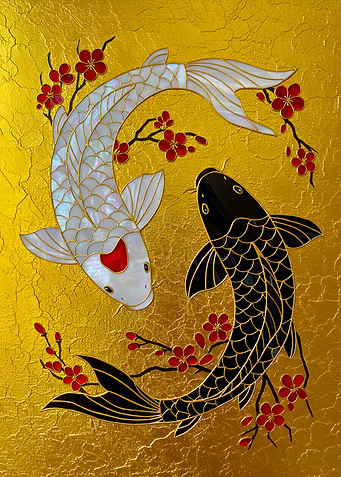 Yin Yang Koi Fish