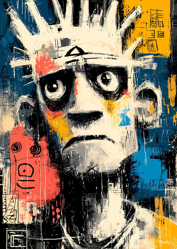 Fractured Gaze – Urban Contemporary Expressionist Portrait