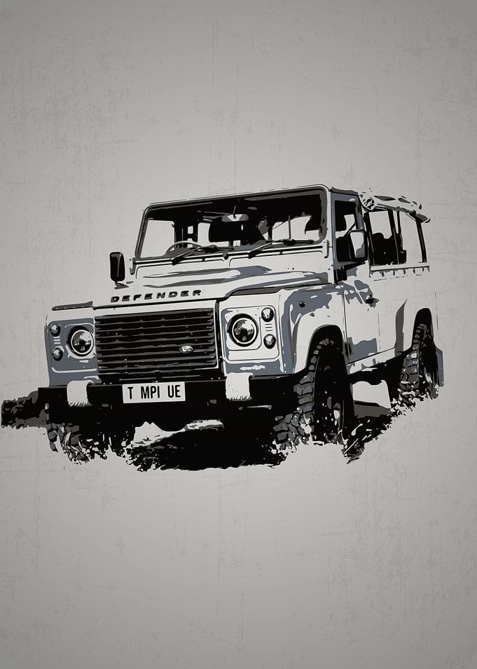 Land Rover Defender Illustration