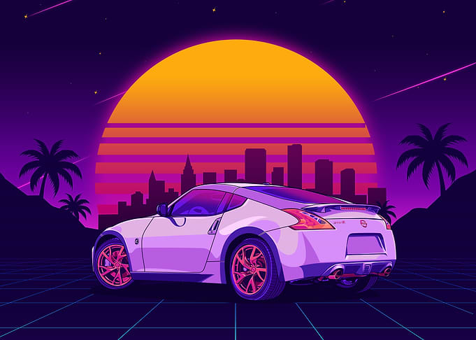 Retro Nissan 370Z