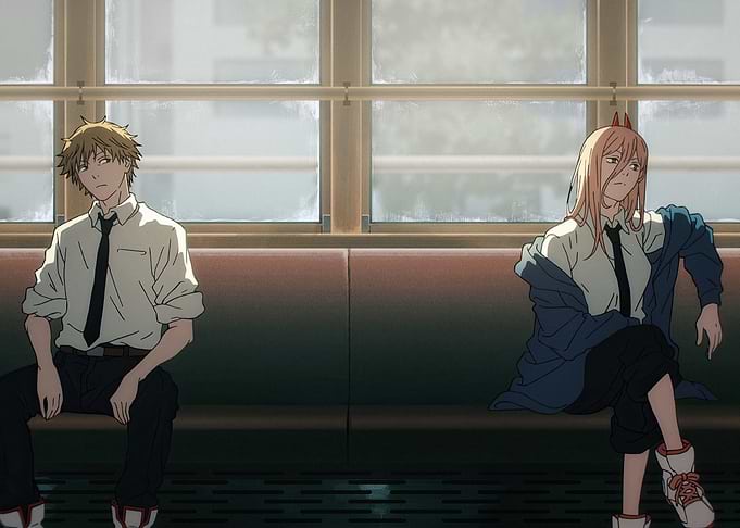 EP03 Denji and Power in Train