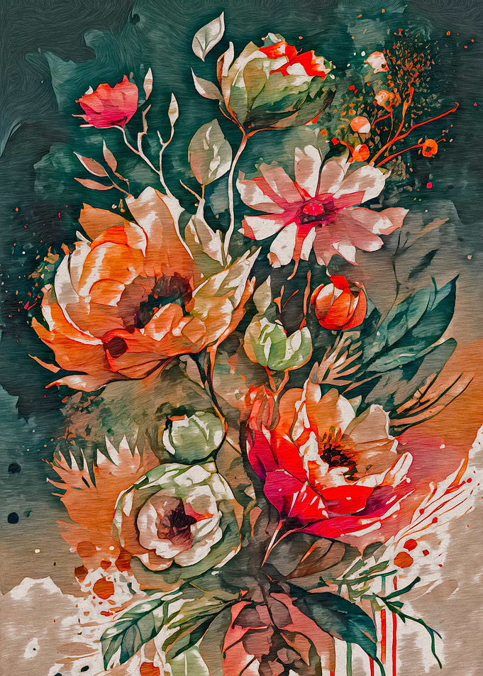 Floral Watercolor Painting