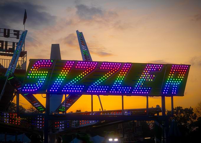 Sizzler Ride at Sunset