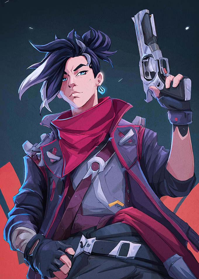 Stylish Character Gun