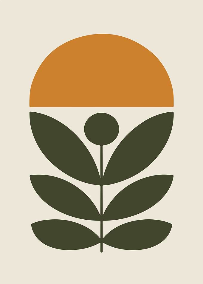 Minimalist Floral Art Print
